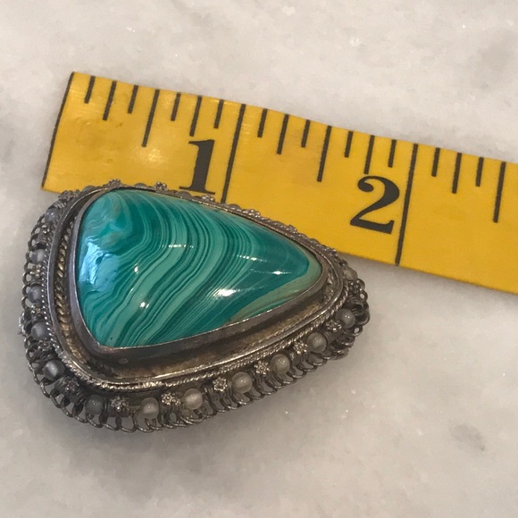 Vintage Turquoise Pin - Picture 5 of 7